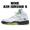 Air Jordan 5 Quai54 Mens 467827 105 AJ5 White Green Jordan 