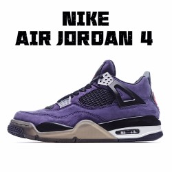 Travis Scott X  Air Jordan 4 Purple Black AJ4 Mens Jordan 