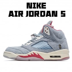 Trophy Room x Air Jordan 5 Ice Blue Jordan CI1899 400 AJ5 Mens Blue 