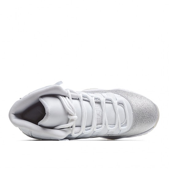 Air Jordan 11 Retro White Metallic Silver AR0715-100 Unisex AJ11 Jordan