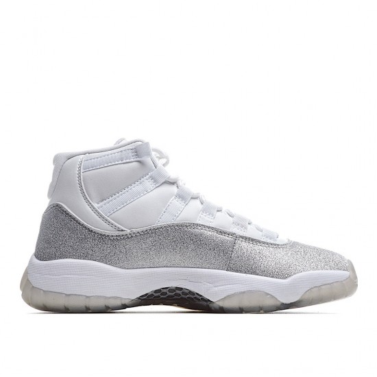 Air Jordan 11 Retro White Metallic Silver AR0715-100 Unisex AJ11 Jordan