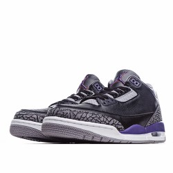 Air Jordan 3 Retro Black Court Purple CT8532-050 Mens AJ3 Jordan