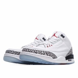 Air Jordan 3 Retro Free Throw Line White Cement 923096-101 Mens AJ3 Jordan