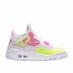 Air Jordan 4 Retro White Lemon Pink CV7808-100 Womens AJ4 Jordan