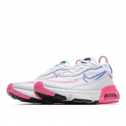 Nike Air Max 2090 White Pink Blue CZ3867-101 Womens Running Shoes