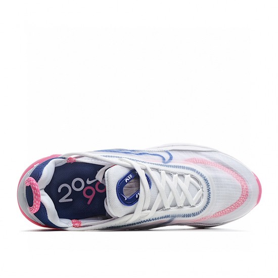 Nike Air Max 2090 White Pink Blue CZ3867-101 Womens Running Shoes