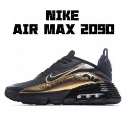 Nike Air Max 2090 Black Gold DC2191-001 Mens Running Shoes