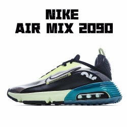 Nike Air Max 2090 Black Green Running Shoes BV9977 100 Unisex 