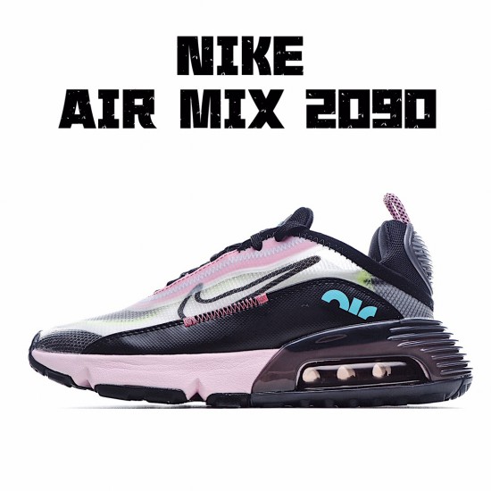 Nike Air Max 2090 Black Pink CW4286 100 Unisex Running Shoes 