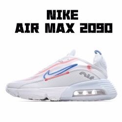 Nike Air Max 2090 White Blue Running Shoes CT1290 100 Unisex 
