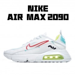 Nike Air Max 2090 White Blue Running Shoes CT7695 106 Unisex 