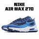 Nike Air Max 270 React Bauhaus Mens AO4971 400 Blue Running Shoes 