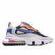 Nike Air Max 270 React Black Blue Orange CI3899 500 Unisex Running Shoes 