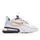 Nike Air Max 270 React Black Silver Yellow CK4126-001 Unisex Running Shoes