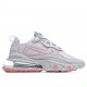 Nike Air Max 270 React Gray Red Running Shoes CQ6549 100 Unisex 