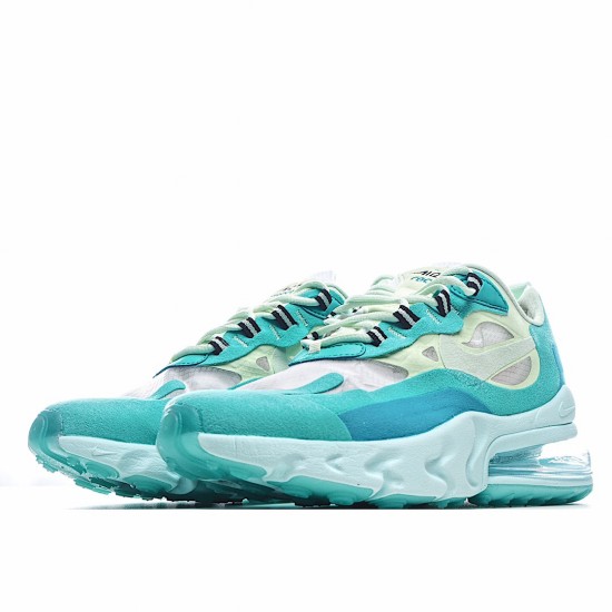 Nike Air Max 270 React Mens AO4971 301 Blue Green Running Shoes 