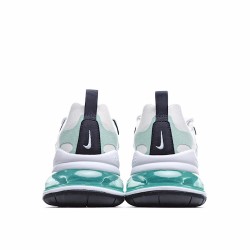 Nike Air Max 270 React Mens CQ4597 012 Ltblue White Black Running Shoes 