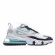 Nike Air Max 270 React Mens CQ4597 012 Ltblue White Black Running Shoes 