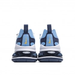 Nike Air Max 270 React Mens CT1264 104 Blue White Black Running Shoes 