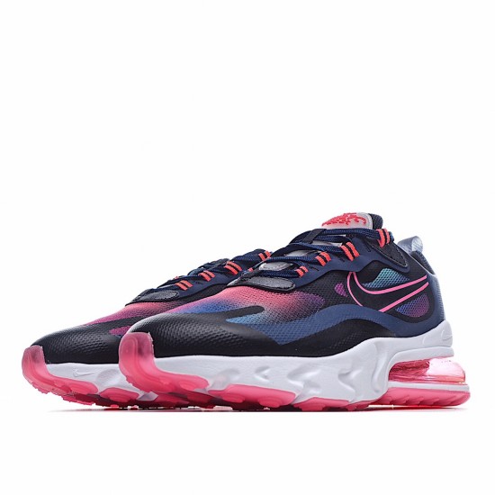 Nike Air Max 270 React Midnight Navy Hyper Pink CK6929-400 Unisex Running Shoes