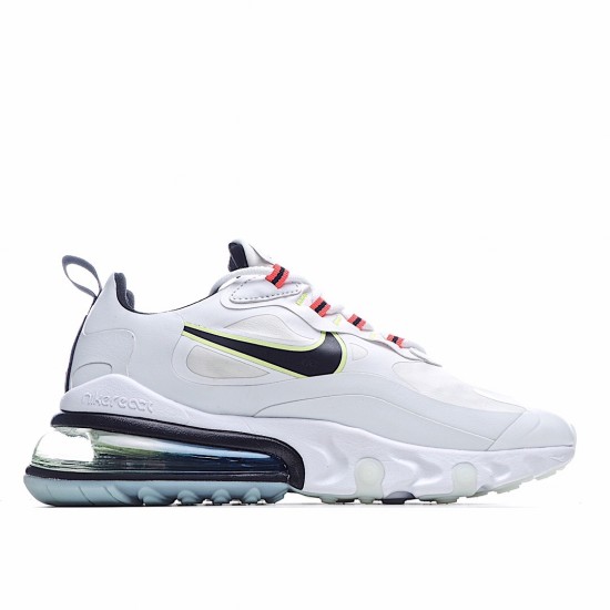 Nike Air Max 270 React Unisex Running Shoes CZ6685 100 White Black 