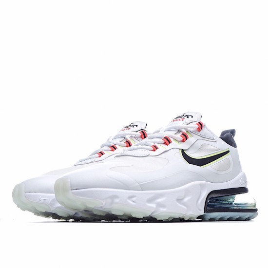 Nike Air Max 270 React Unisex Running Shoes CZ6685 100 White Black 