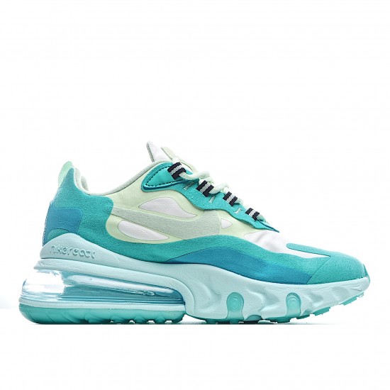 Nike Air Max 270 React Unisex AO4971 301 Ltblue Green Running Shoes 