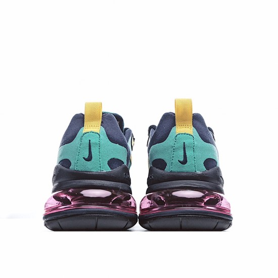 Nike Air Max 270 React Unisex AT6174 103 Green Black Yellow Running Shoes 