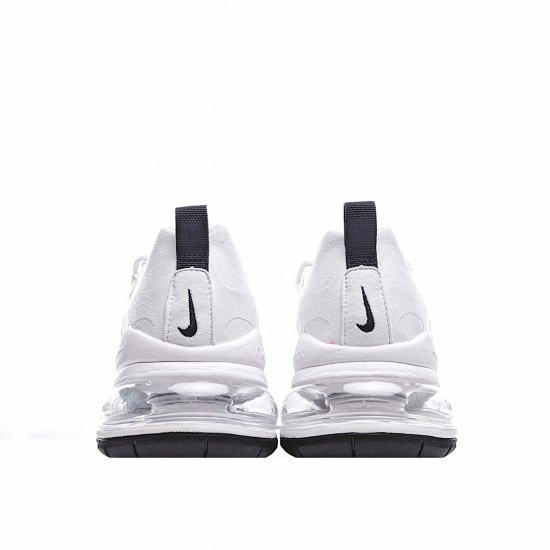 Nike Air Max 270 React White Black CI3899 101 Womens Running Shoes 