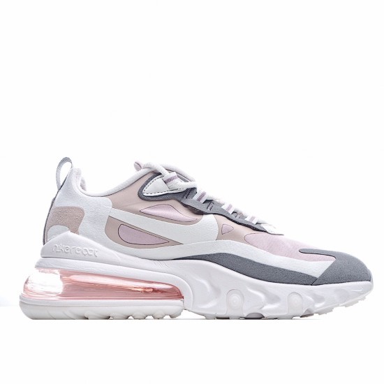 Nike Air Max 270 React Womens CI3899 500 White Black Pink Running Shoes 