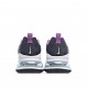 Nike Air Max 270 React Womens CV7956 001 Black White Purple Running Shoes 