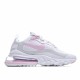 Nike Air Max 270 React Womens CZ0372 101 White Pink Green Running Shoes 