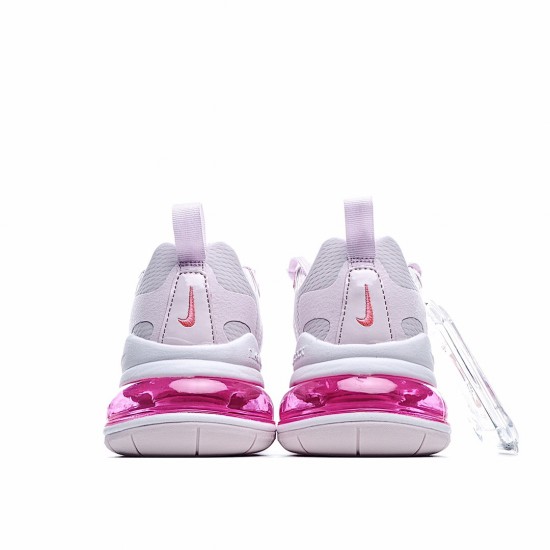 Nike Air Max 270 React Womens CZ0374 500 Pink White Running Shoes 