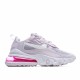 Nike Air Max 270 React Womens CZ0374 500 Pink White Running Shoes 