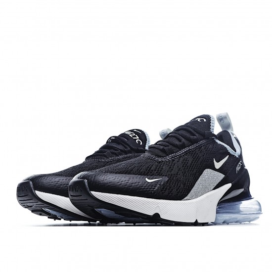 Nike Air Max 270 Unisex AH6789-009 Black White Gray Running Shoes 
