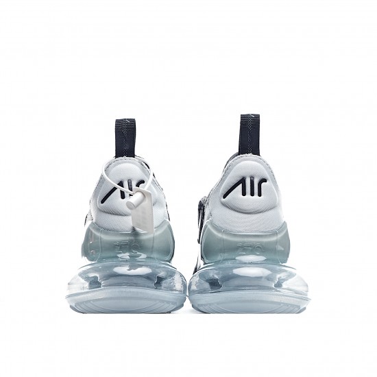 Nike Air Max 270 Unisex BQ9240 001 Black White Running Shoes 