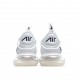 Nike Air Max 270 White Black Running Shoes AH8050 100 Unisex 