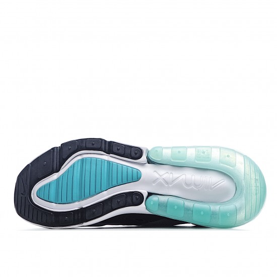 Nike Air Max 270 White Gray Black CJ0520 001 Mens Running Shoes 