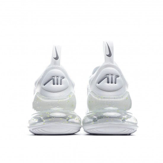 Nike Air Max 270 White Gray Running Shoes CI2671 100 Mens 