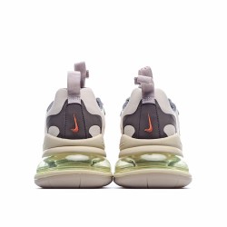Travis Scott X Nike Air Max 270 React Beige Gray Running Shoes CV2414 200 Mens 
