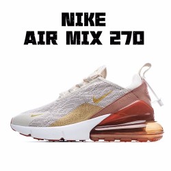 Nike Air Max 270 Gray Brown AH6789 203 White Womens Running Shoes 