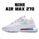 Nike Air Max 270 Reac Summit White Bleached Aqua CK6929-100 Womens Running Shoes