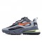 Nike Air Max 270 React Black Orange Gray Running Shoes CD2079 006 Mens 