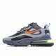 Nike Air Max 270 React Black Orange Gray Running Shoes CD2079 006 Mens 