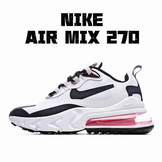 Nike Air Max 270 React Black Red Running Shoes CU4752 100 Unisex 