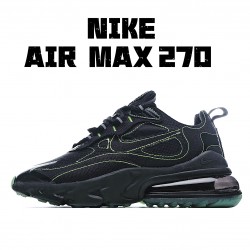 Nike Air Max 270 React Black Running Shoes CQ6549 001 Unisex 