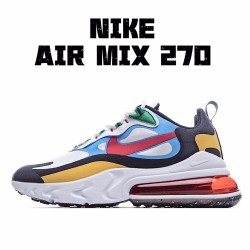 Nike Air Max 270 React Blue Black White Mens Running Shoes DA2610 161 