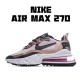 Nike Air Max 270 React Bronze Sail Black CT1833-100 Unisex Running Shoes