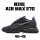 Nike Air Max 270 React Mens AO4971 003 Black Running Shoes 