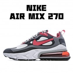 Nike Air Max 270 React Red Black Gray Running Shoes CI3866 002 Mens 